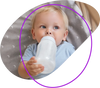 image of Baby drinking a2 Platinum Formula